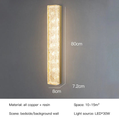 DecorBites™ LED Resin Wall Lamp for Bedroom and Living Room