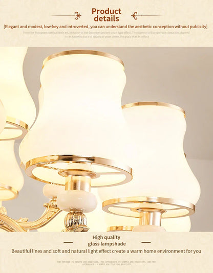 Lámpara colgante LED de cristal DecorBites™: Iluminación elegante y moderna para el salón de estilo europeo.