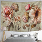 Bohemian Floral Tapestry Wall Hanging for Aesthetic Room Decor by Decobites