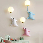 Bear Moon Wall Lamp