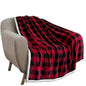 Decobites Bohemian Double-Layer Winter Coral Fleece Sofa Blanket