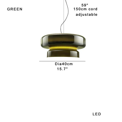 DecorBites™ Large Glass Pendant Light Dining Table Kitchen Island Lamp