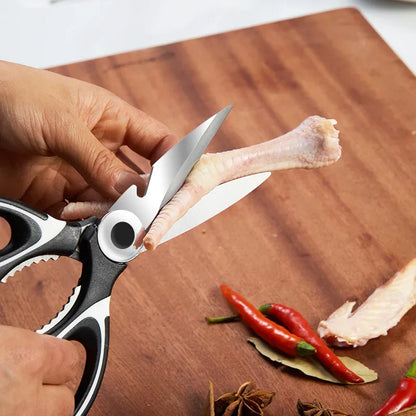 DecorBites™ Kitchen Shears Stainless Steel Multi Cutter for Poultry, Fish & Meat