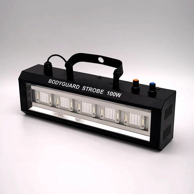ديكوربايتس™ 100 واط، ضوء ستروب LED أبيض مع تحكم تلقائي في الصوت للعروض الموسيقية