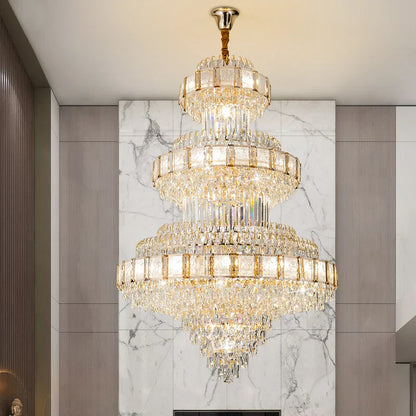 DecorBites™ Elegant Crystal Chandelier for Luxe Living Spaces