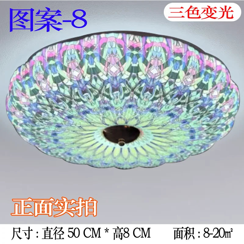 DecorBites™ Energy-Efficient Bohemian LED Ceiling Lights for Bedroom - Bedazzling Eye Care