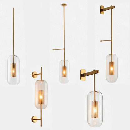 DecorBites™ Glass Wall Art Light: Modern Loft Style Decor for Living Room, Bathroom, Dining Room