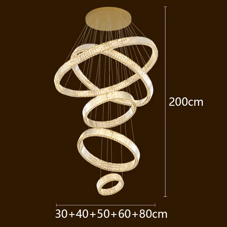 DecorBites™ LED Chandelier for Modern Bedroom Living Room Decor Lighting