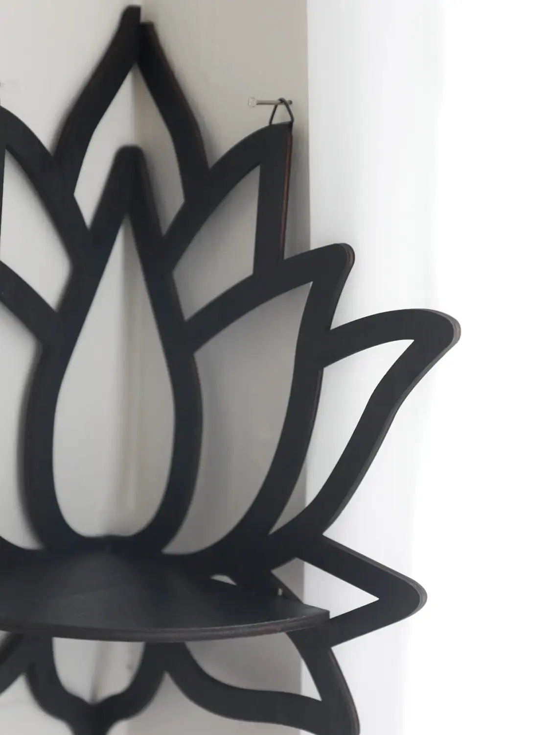 DecorBites™ Lotus Floating Wall Shelf - Multi-Style Home Decor