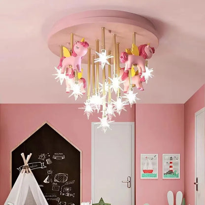 DecorBites™ Anime Animal Ceiling Light for Kids' Room Decor