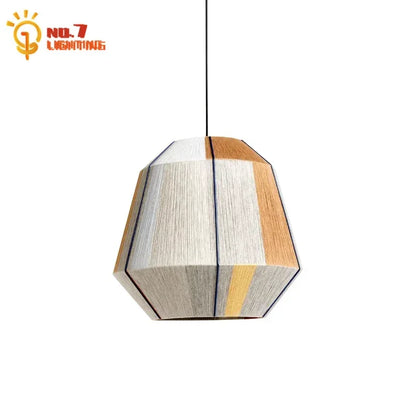 DecorBites™ Japanese Hemp Rope Pendant Lights for Zen Art Living Room Decor