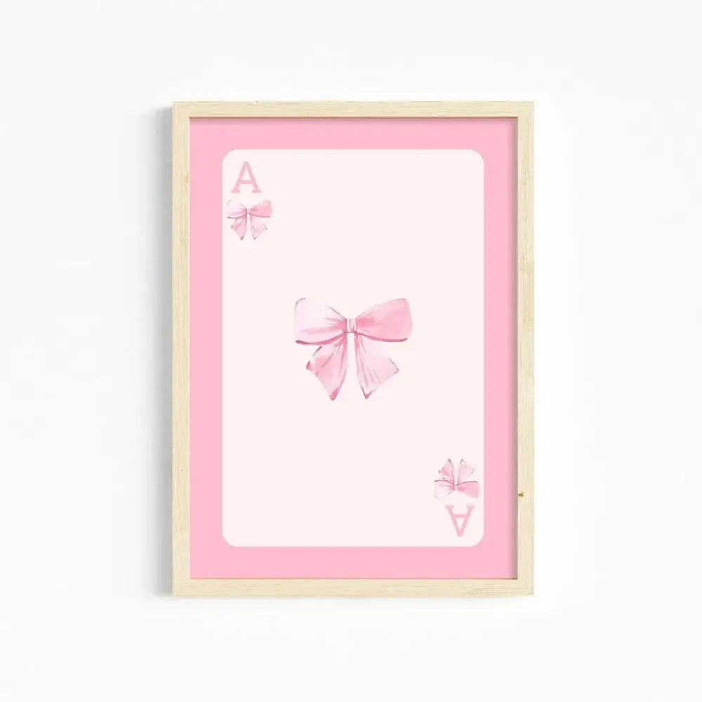 DecorBites™ Chic Pink Wall Art for Girls’ Room