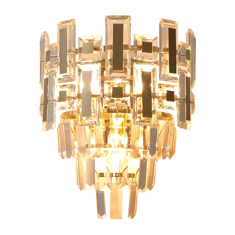 DecorBites™ Crystal Wall Lamp: Elegant Living Room & Bedroom Decor