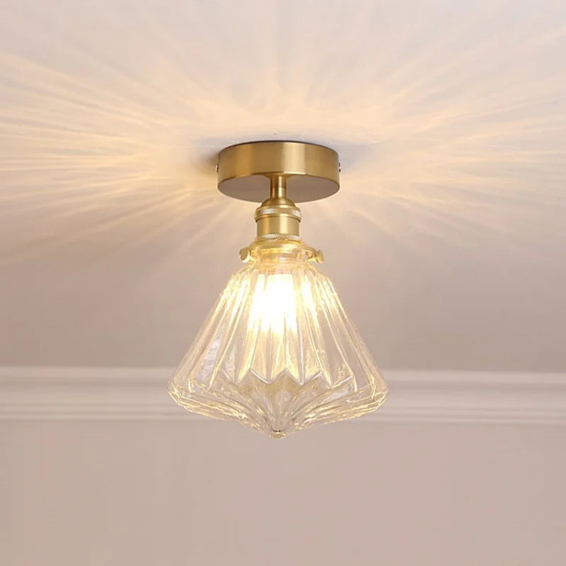 DecorBites™ Diamond Glass LED Ceiling Lights - Modern Nordic Luxury Canopy Fixture