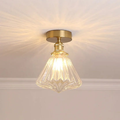 DecorBites™ Diamond Glass LED Ceiling Lights - Modern Nordic Luxury Canopy Fixture