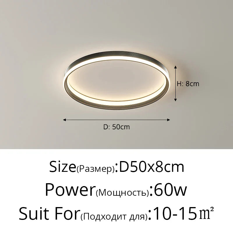 Lámpara de techo LED DecorBites™ para sala de estar, cocina, comedor y estudio. Iluminación interior moderna.