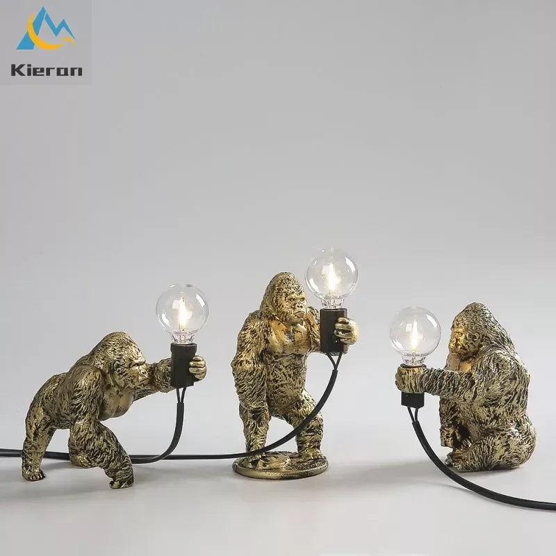 DecorBites™ King Kong LED Desk Lamp - Resin Living Room Floor Lamp