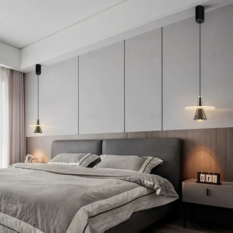 Lámpara de araña moderna DecorBites™ con forma de platillo volante LED para comedor o dormitorio - Diseño italiano de Frisbi