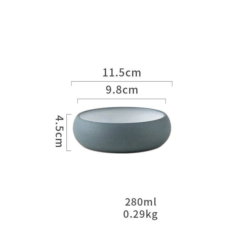 Round Ceramic Snack Bowl
