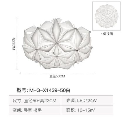 ديكوربايتس™ - مصباح سقف بتصميم هندسي إيطالي لغرفة الطعام والمعيشة الرومانسية