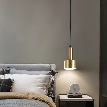 DecorBites™ Gold E27 LED Pendant Light Nordic Chandelier for Indoor Living Room & Bedroom