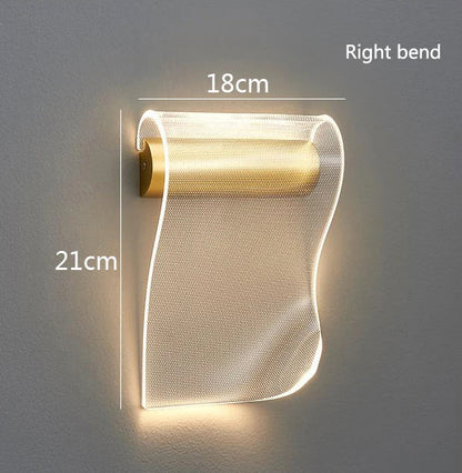 DecorBites™ Heavenly Book LED Wall Lamp - Modern Acrylic Design for Living Room and Bedroom
