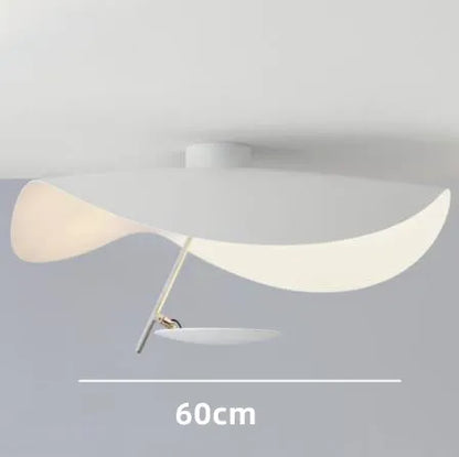 DecorBites™ Lederam Manta Pendant Lamp Flying Saucer Hat industrial retro design white black