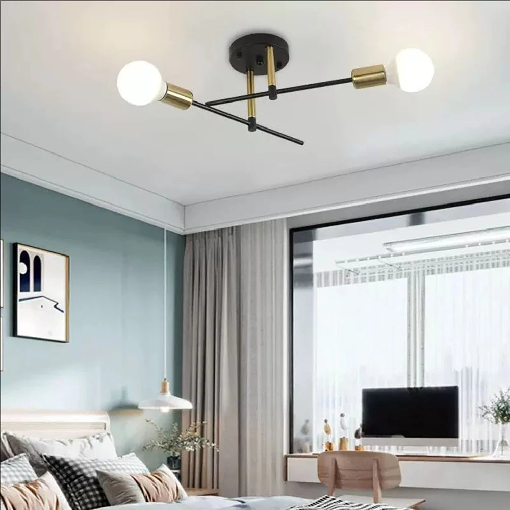 Black Industrial Ceiling Lamp