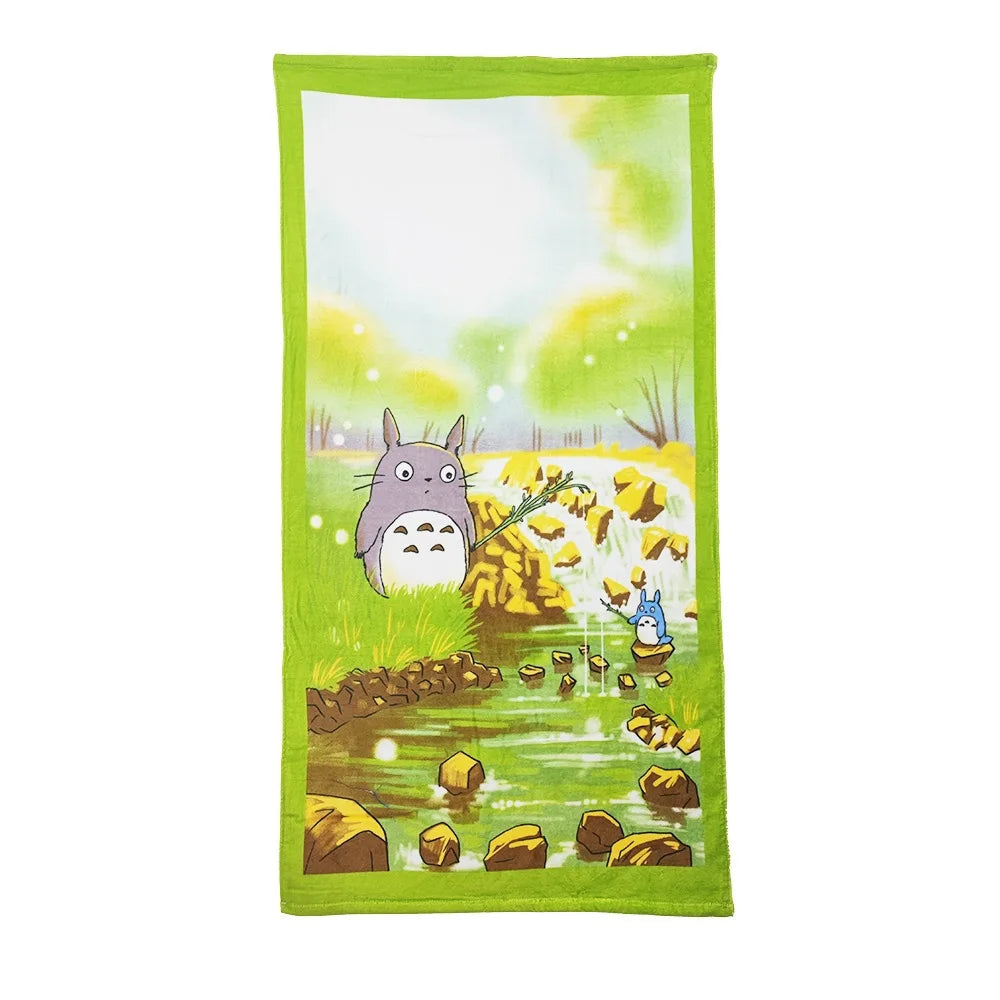 Toalla de baño para niños Decorbites™ con caricatura de gato - Terciopelo de algodón suave con toalla - 60*120 - Perfecta para el baño y la playa