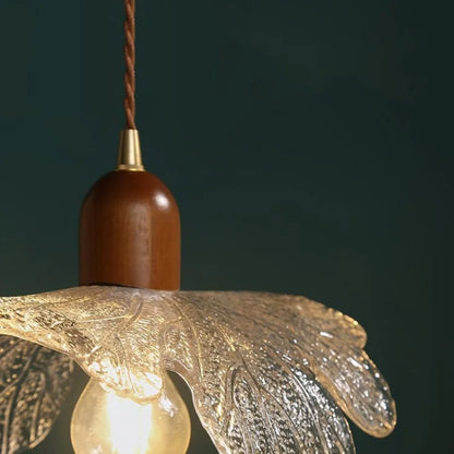 DecorBites™ Japanese Style Copper Glass Chandelier Pendant Lights for Living Room Bedroom Bar