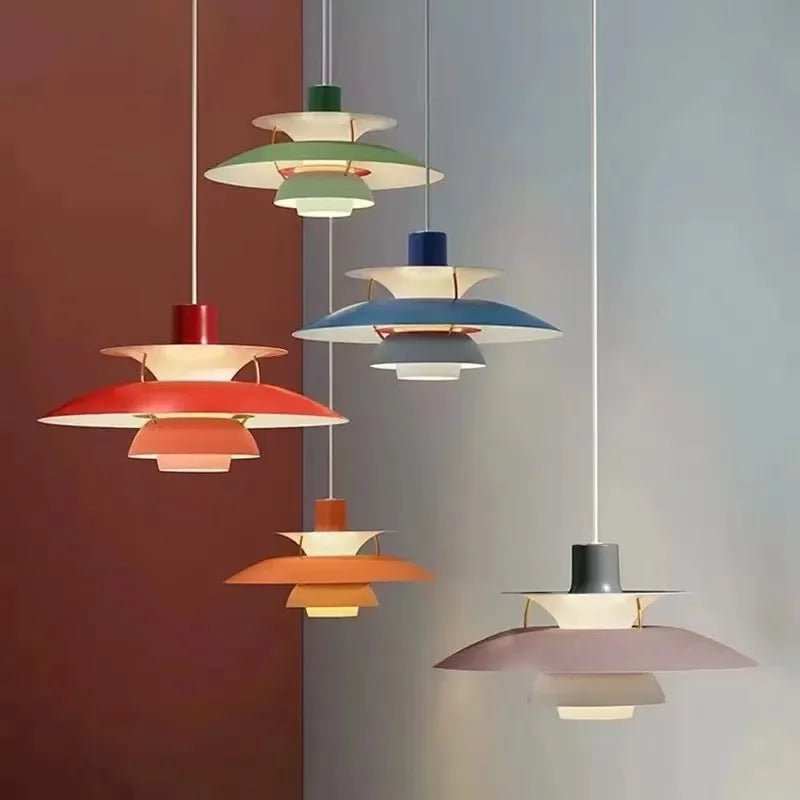 DecorBites™ Loui LED Pendant Light: High-Quality Danish Design Umbrella Lamp for Kitchen, Living Room