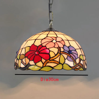 Decorbites™ Bunte Glas-Lüster: Retro Tiffany-Stil Lampe für kreative Heimdekoration