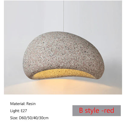 DecorBites™ Japanese Wabi Sabi LED Pendant Lamp Modern Simple Living Room Bedroom Chandelier