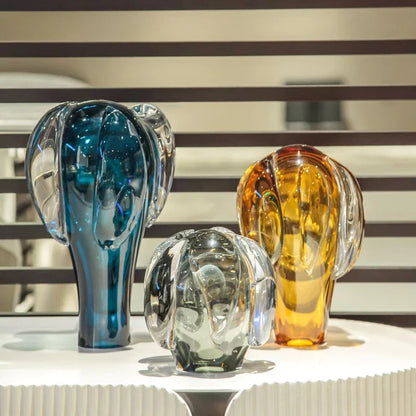 DecorBites™ Glass Vase Hot Air Balloon Home Decor Accessory