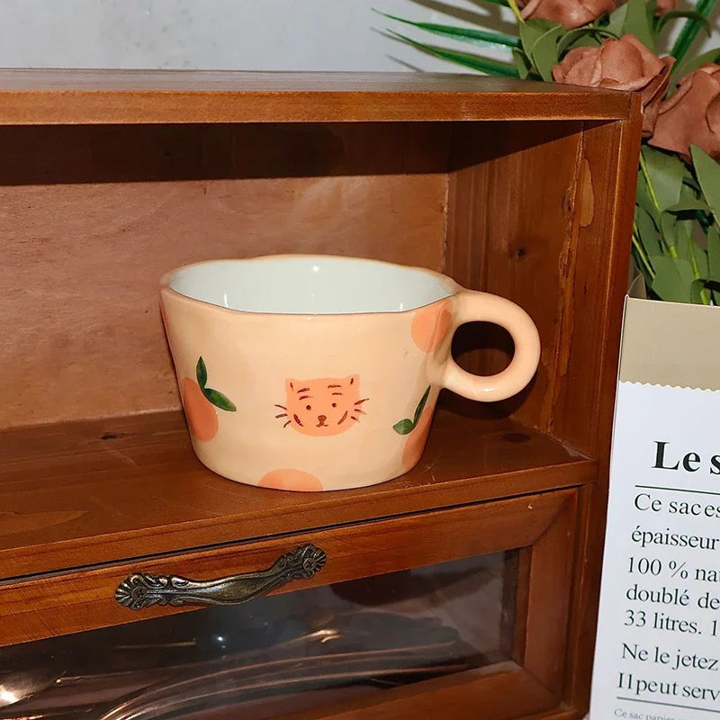 DecorBites™ Cartoon Pattern Ceramic Coffee Mug Creative Cup Tea Teacup Juice Container