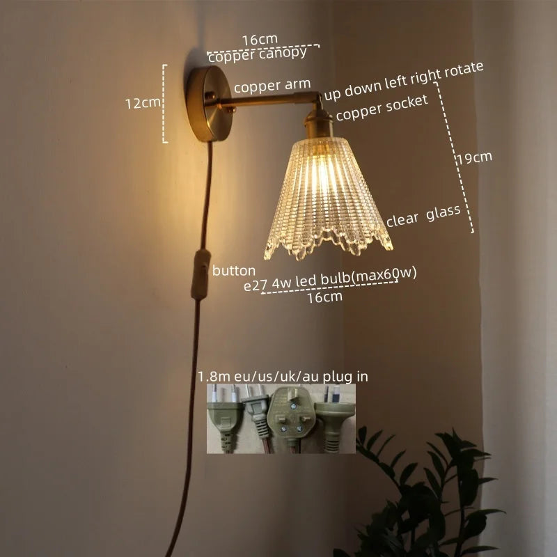 DecorBites™ LED Wall Lamps: Nordic Modern Design with Pull Chain Switch for Bedroom, Restaurant, Bathroom