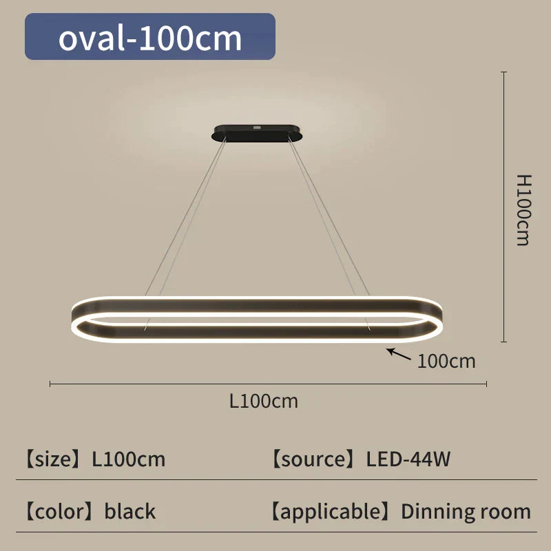 DecorBites™ Large Chandelier: Nordic Loft Staircase Pendant Light