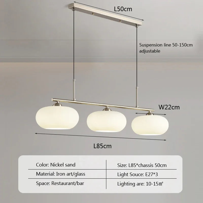 DecorBites™ Glass Chandelier: Luxury Modern Interior Decor Lighting for Living Room, Bedroom, Restaurant