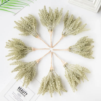 DecorBites™ Golden Wheat Ear Artificial Plants for Home Wedding Decoration