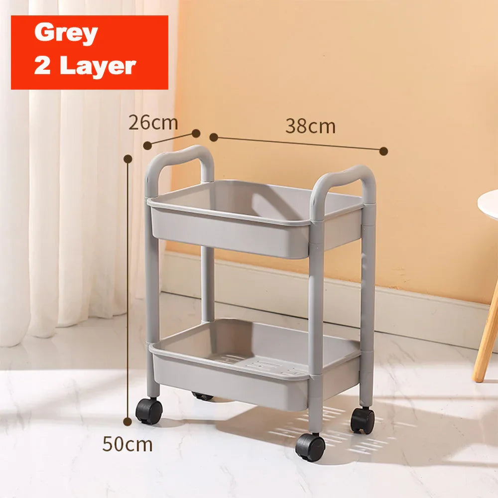 Carrito de Almacenamiento para Cocina Decorbites™ Organizador de Utilidades con Ruedas Estante Carrito de Transeúnte