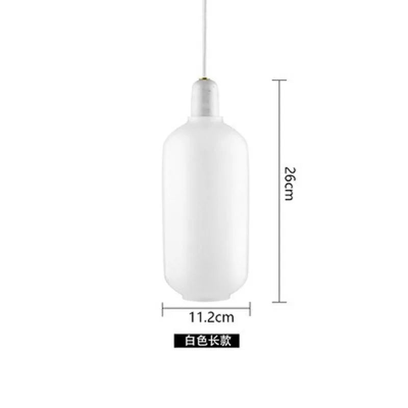 DecorBites™ Industrial Stained Glass Pendant Lamp LED Hanging Lights for Dining & Living Room