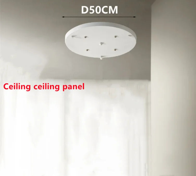 DecorBites™ Handmade Wabi Sabi Chandelier Modern LED Pendant Lamp for Nordic Restaurant Island