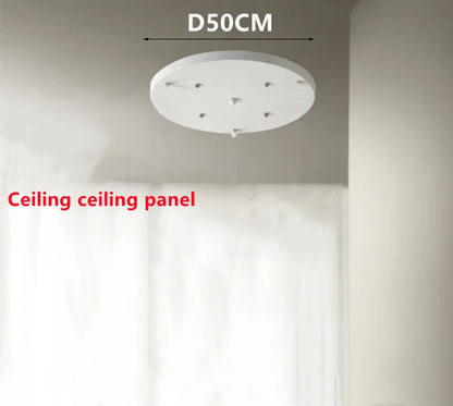 DecorBites™ Handmade Wabi Sabi Chandelier Modern LED Pendant Lamp for Nordic Restaurant Island