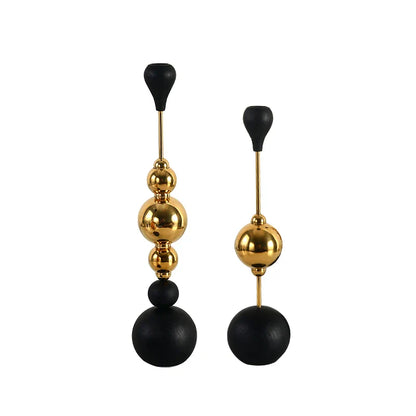 DecorBites™ Golden Stainless Steel Candle Holder for Wedding Decor