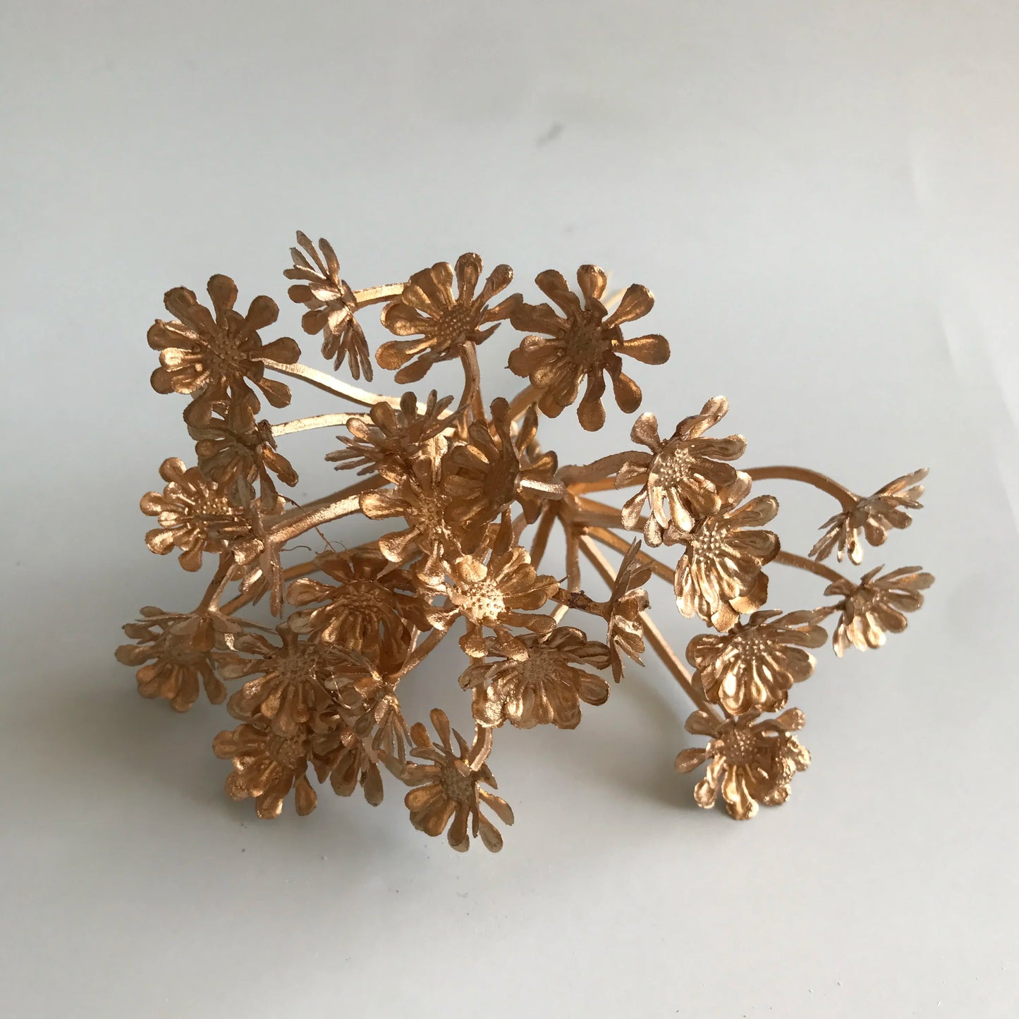 DecorBites™ Gold Hybrid Flower Cherry Stamen Berries Bundle for DIY Decor