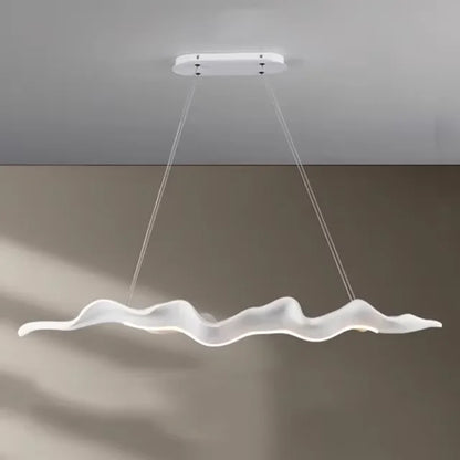 DecorBites™ Leaf Pendant Light: Modern Wood Hanging Lamp for Kitchen Dining Office Decor