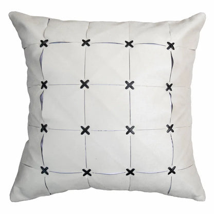 DecorBites™ Gray Faux Rex Rabbit Fur Decorative Cushion Coverluxury Throw Pillow