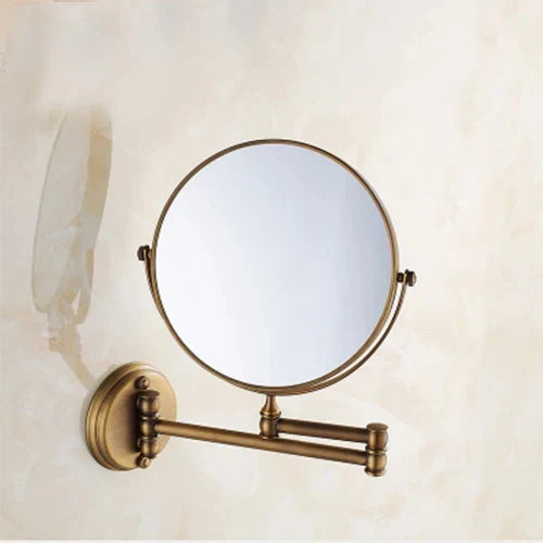 DecorBites™ Adjustable Wall Mounted Cosmetic Mirror 1X/3X Magnification 2-Face Bathroom Mirror