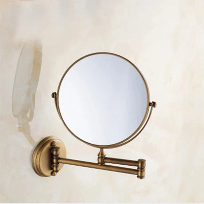 DecorBites™ Adjustable Wall Mounted Cosmetic Mirror 1X/3X Magnification 2-Face Bathroom Mirror
