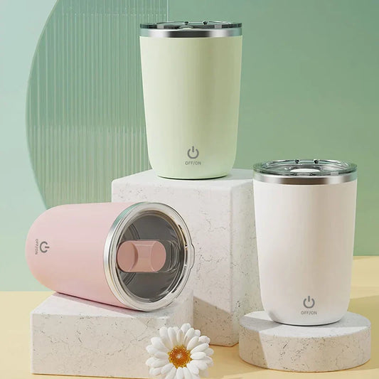 DecorBites™ Electric Magnetic Stirring Coffee Cup - Rechargeable Mixer Mug